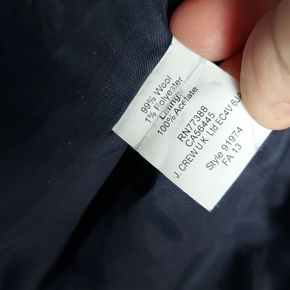 NWT J Crew Women's Blazer size 4 - Picture 4 of 6